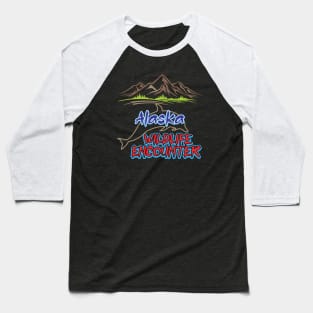 Alaska Wildlife Encounter Baseball T-Shirt